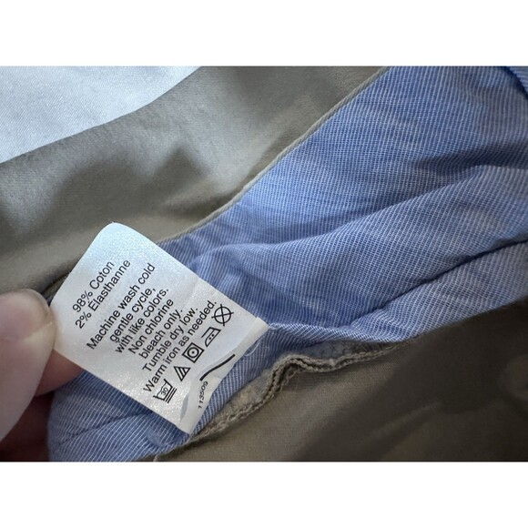 J Crew Driggs Flex Chino Pants Mens Size 32 x 32 Solid Beige Slim Leg Office - Picture 4 of 9